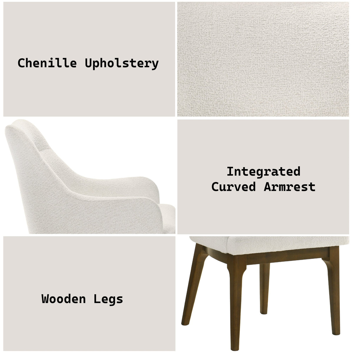 Kasha Chenille & Vintage Seating for Dining