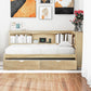 Daybed With 2 Storage Drawers, Storage Cabinets, USB Ports - view 4
