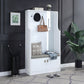Buck II - Hall Tree - White High Gloss