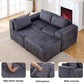 L - Shape Modern Minimalist Modular Sectional Sofa, Upholstered Cloud Couch With Deep Seats - view 7