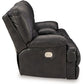 Mountainous - Power Reclining Loveseat With Console /Adj Headrest - Eclipse
