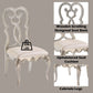 Esteban - Side Chair (Set of 2) - Ivory Velvet & Antique Champagne