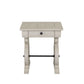 Bronwyn - Rectangular End Table - Alabaster