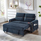 Chenille Pull Out Sofa Bed