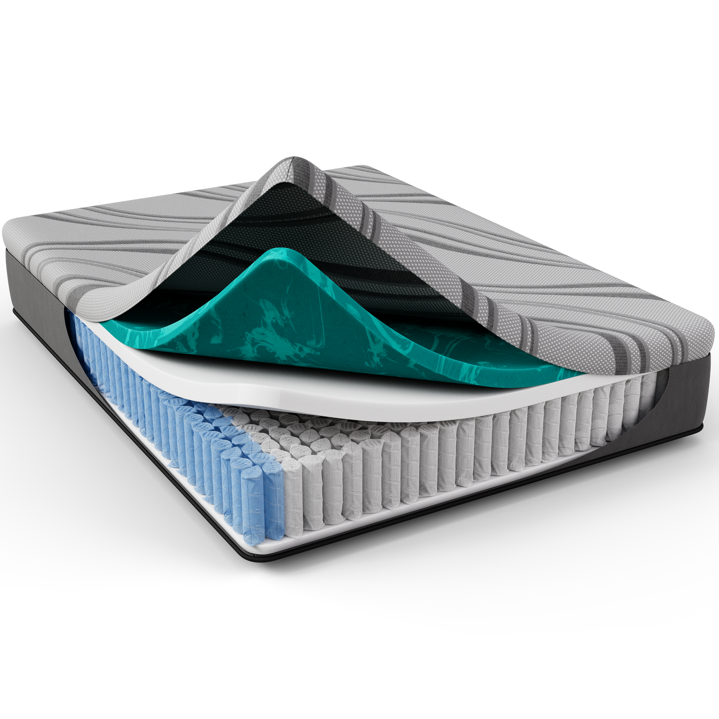 Diamond Pro Gel Memory Foam Mattress - 12" Medium Feel (Queen)