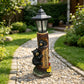 Charming Rustic Welcome Bear Statue