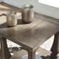 Johnelle - Rectangular End Table - Gray