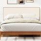 King Size Solid Dry Bamboo Wood 12 Inch Platform Bed