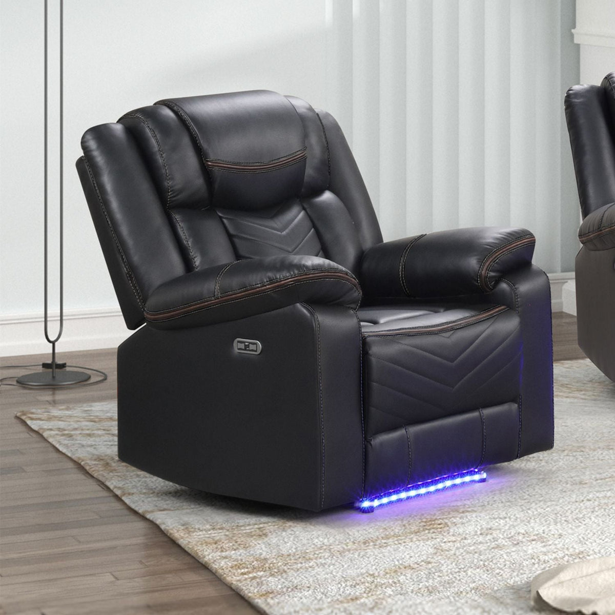 Challenger - LED Power Recliner Chair - view 5