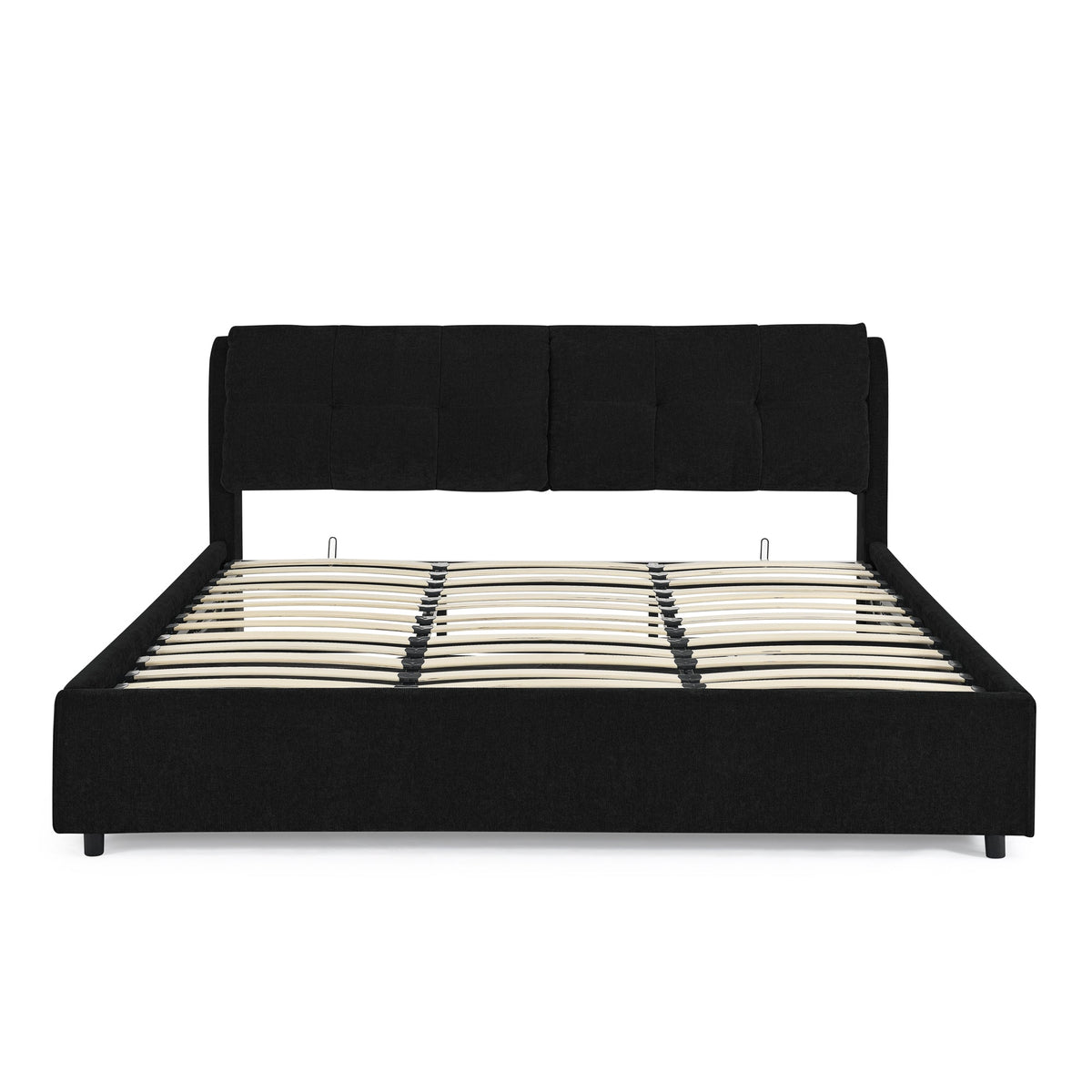 King Size Storage Upholstered Hydraulic Platform Bed