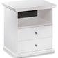 Bostwick Shoals - One Drawer Night Stand - White