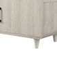 1pc TV Stand - Contemporary Light Wood Finish with Sliding Doors