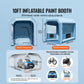 Inflatable Paint Booth - 9.8 x 8.2 x 8.2 ft