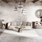 Bosley - Demilune Sofa Table - Porpoise
