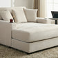 55" Oversized Chaise Lounger - Modern Style Sofa Couch