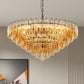Modern Round Chandelier, 37" Extra Large