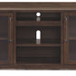 Starmore - XL TV Stand w/Fireplace Option - Brown