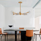Modern Crystal Golden Chandelier 9 Lights Fixture