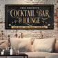 Cocktail Bar And Lounge Sign