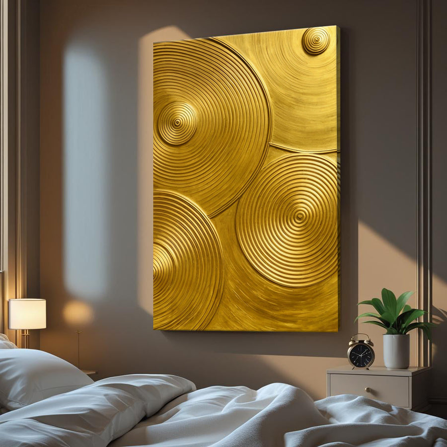 Gold Symphony Wall Art