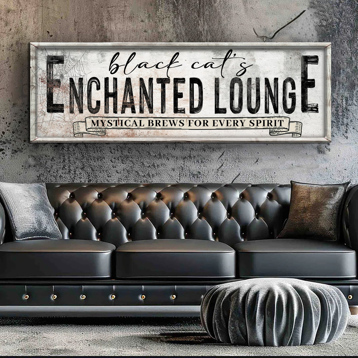 Black Cat's Enchanted Lounge Halloween Sign III - view 2