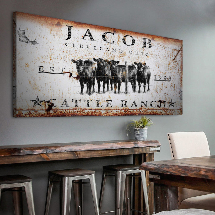Cattle Ranch Sign IV (Free Shipping)