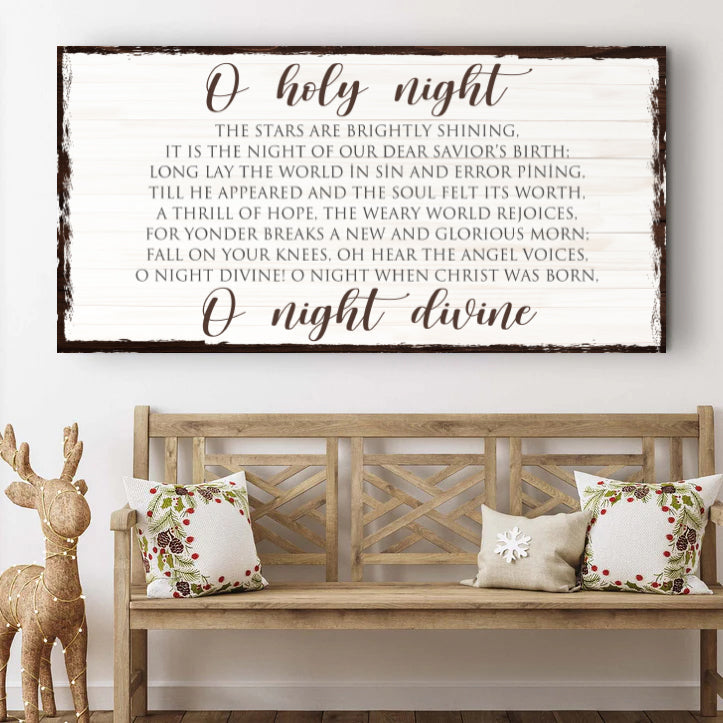 O Holy Night Christmas Sign II - view 3