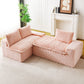Pink Turtle Velvet Versatile Sofa