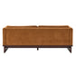 77 in. Square Arm Modern 3 Seater Boucle Sofa