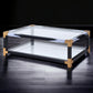 Lafty Clear Glass Coffee Table