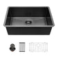 30 Inch Undermount Sink - Gunmetal Finish
