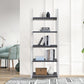 5-Tier Shelves with Rubber Wood Frame