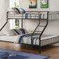 Caius Gunmetal Finish Twin XL/Queen Bunk Bed