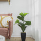 20" x 16" x 35" Artificial Fiddle-Leaf Fig Potted Plant