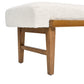 Billie 52" Modern Telephone Bench with Sliding Shelf