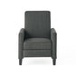 27.5" Push Back Recliner Chair