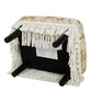 Fiona Accent Footstool Ottoman, Champagne