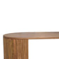 Solid Wood Soba Ball Coffee Table, Open Storage