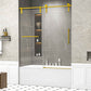 Frameless Single Sliding Shower Doors