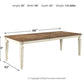 Realyn - Rectangular Dining Room Extension Table - Chipped White