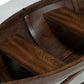 Beaufort - Oval Cocktail Table With Base And Glass Top - Dark Oak