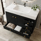36" Freestanding Bathroom Vanity with Faux Marble Top