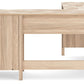Battelle - 60" Home Office Desk With Return - Tan
