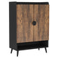 29.6 Inches Rustic Brown Shoe Cabinet