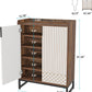 29.52" Brown Shoe Cabinet