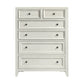 Gypsum Whitewash 6-Drawer Chest