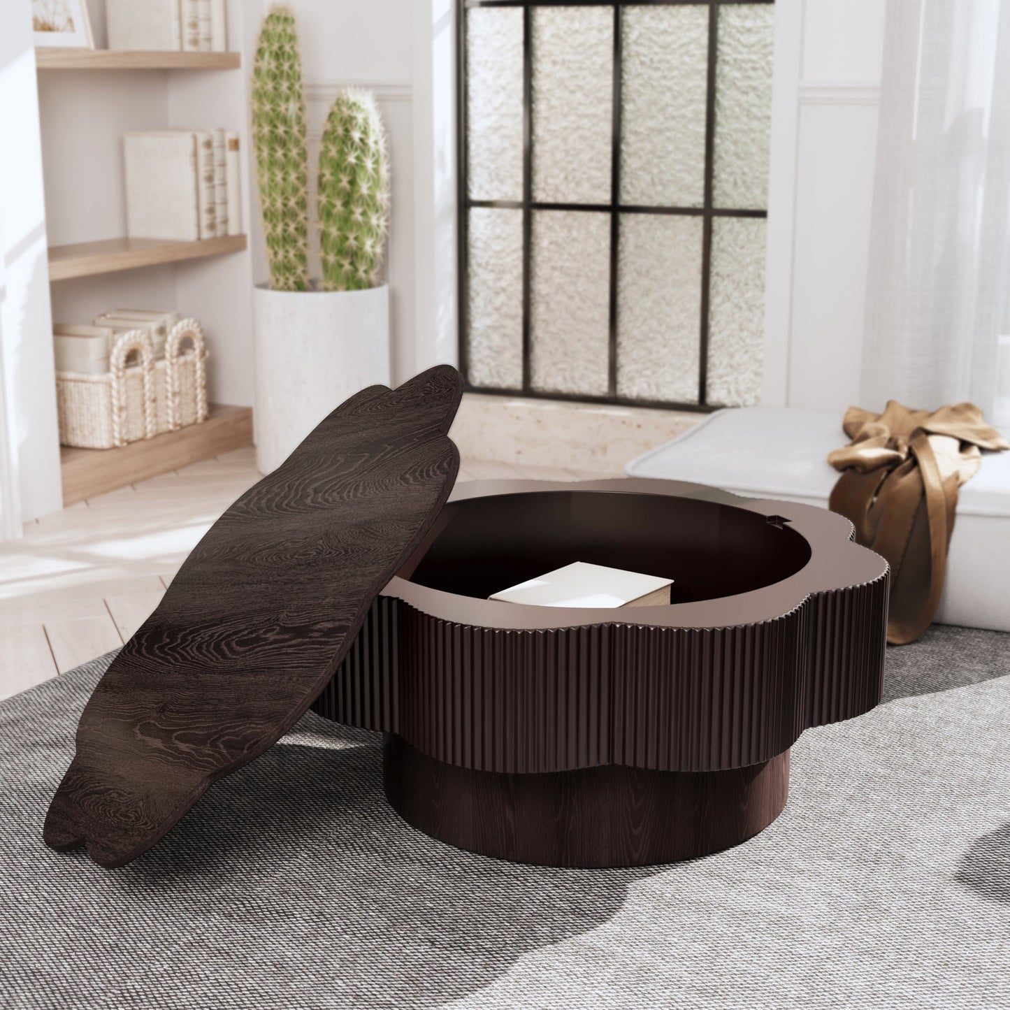 Modern Flower Shaped Coffee Table