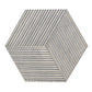 Hexagon Carrara Gray Marble Wall Décor