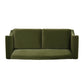 Elaine 77" Camel Back Small Space Sofa, Olive