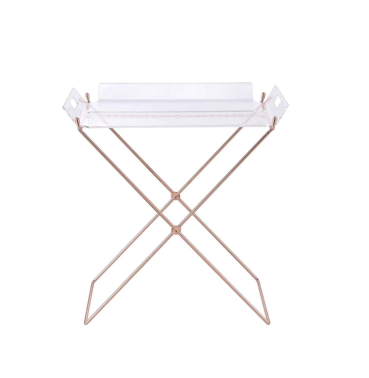 Cercie Clear Acrylic Tray Table